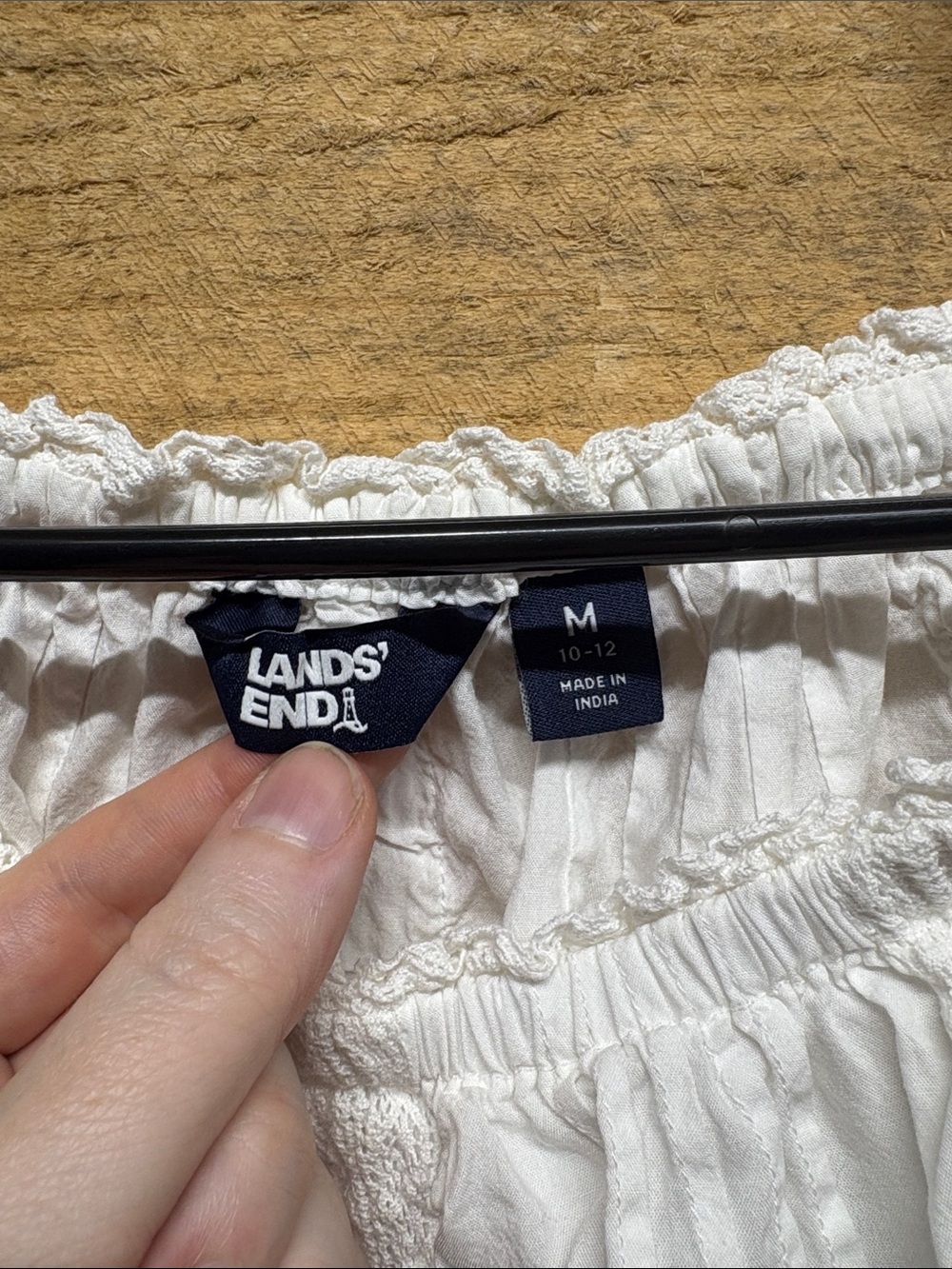 Lands' End Peasant Blouse - Picture 2 of 7